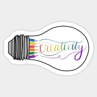 Creativity Lightbulb Sticker